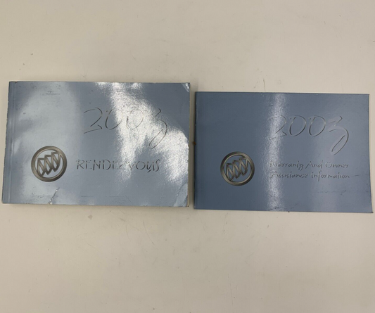 2003 Buick Rendezvous Owners Manual Set OEM