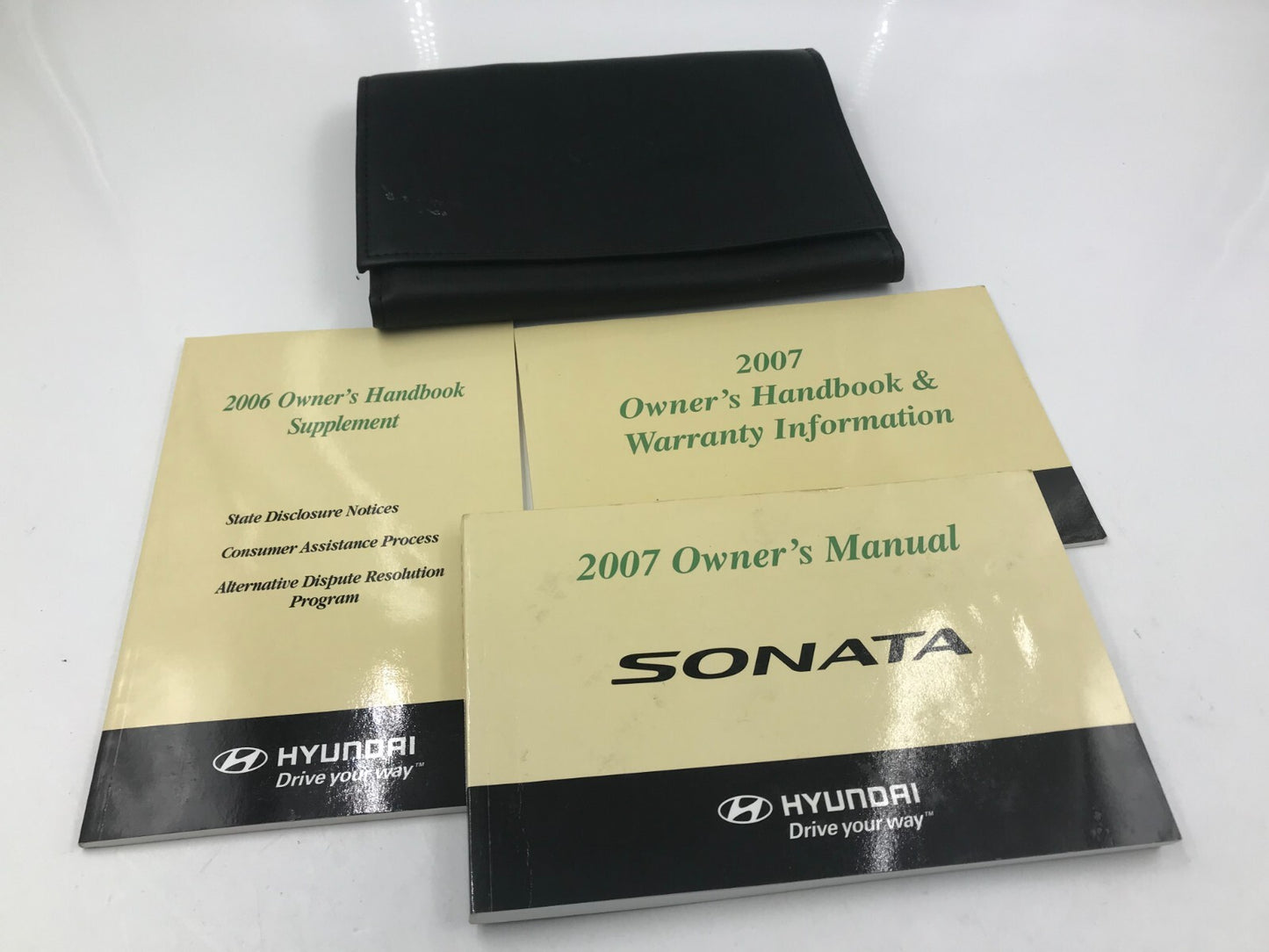 2007 Hyundai Sonata Owners Manual With Case OEM B03B05046