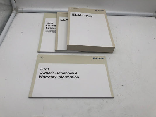 2021 Hyundai Elantra Owners Manual Set OEM R01B12024