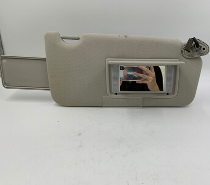 2010-2014 Subaru Legacy Passenger Sun Visor Gray Illuminated OEM D01B43010