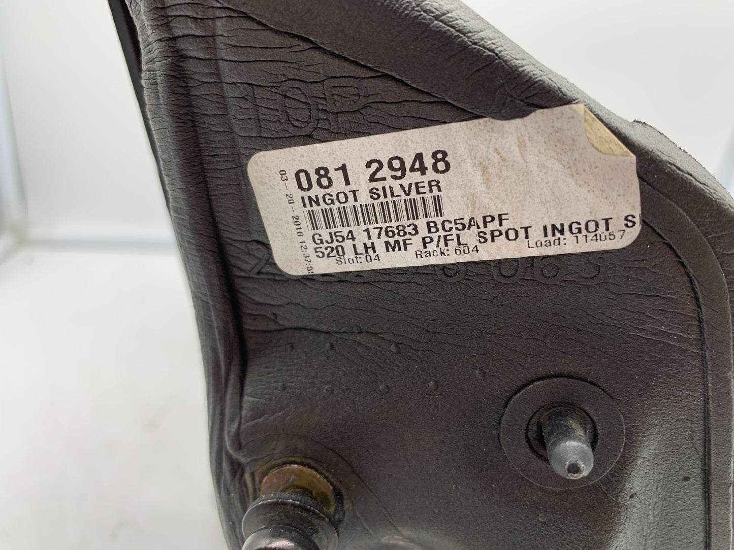 2017-2019 Ford Escape Driver Side View Power Door Mirror Silver OEM A03B06001