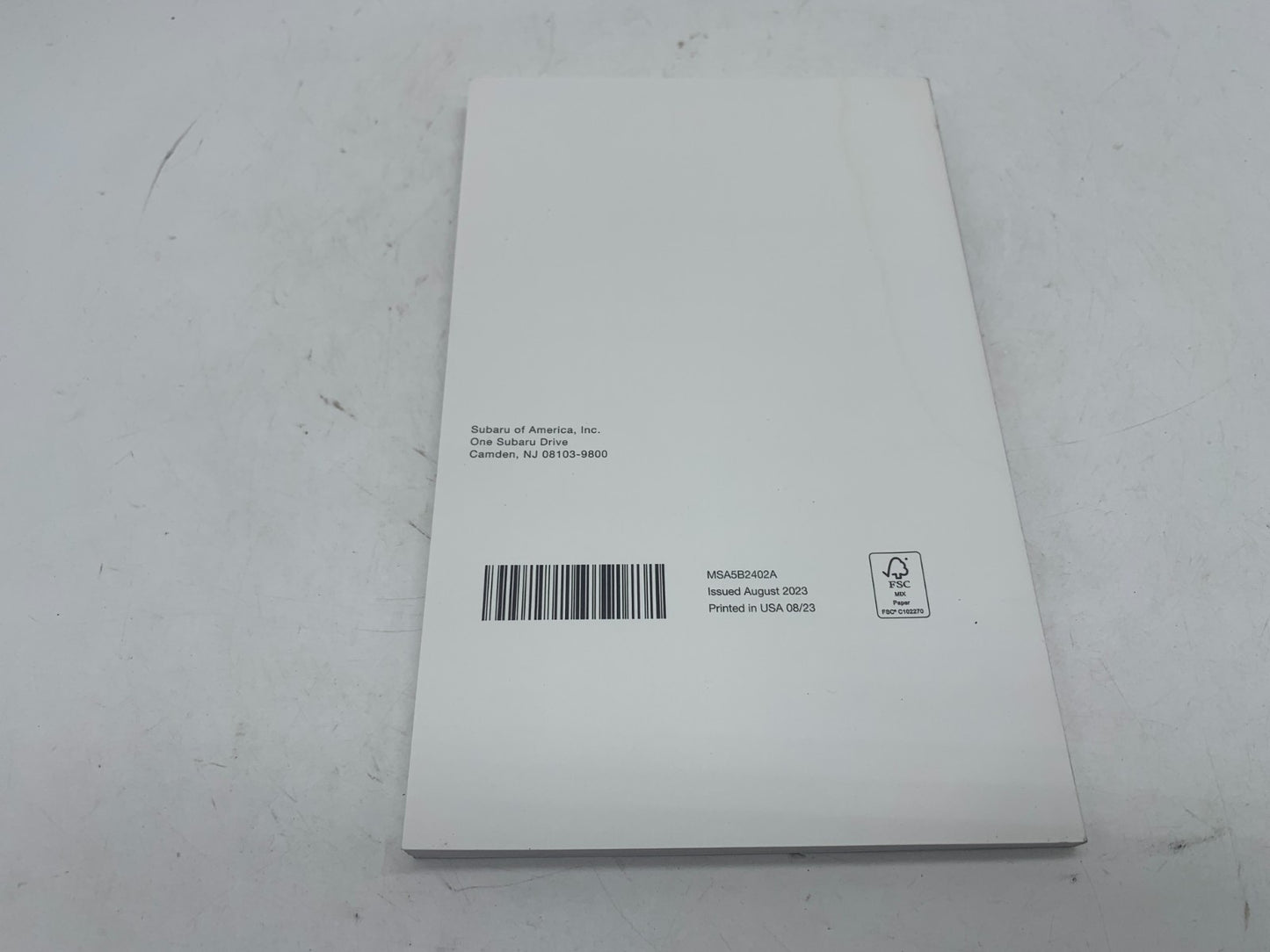 2024 Subaru Forester Owners Manual Set with Case OEM