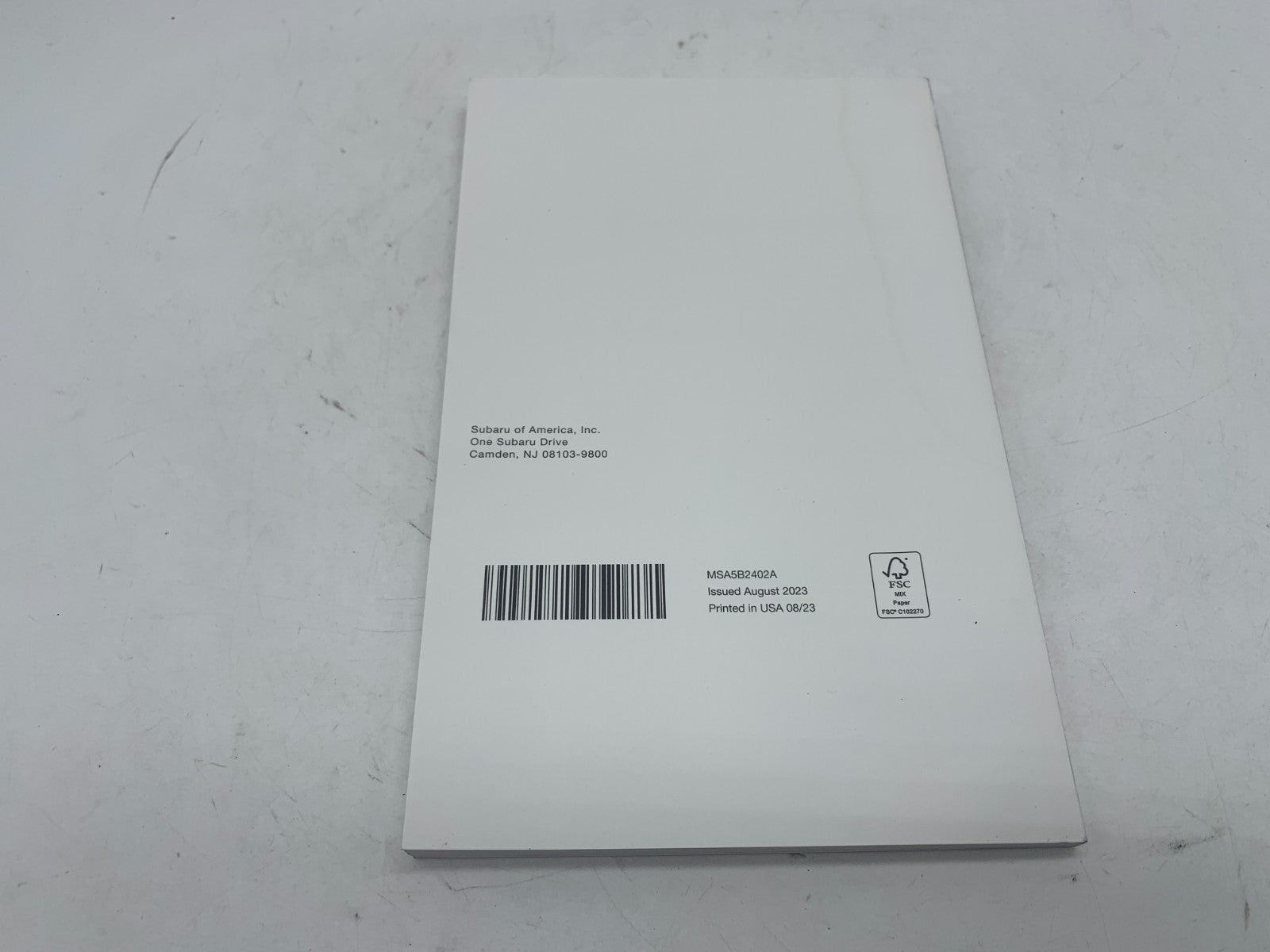 2024 Subaru Forester Owners Manual Set with Case OEM