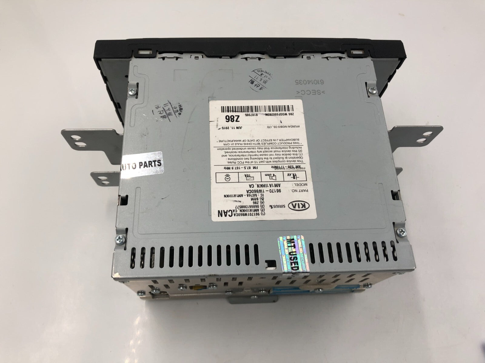 2016-2017 Kia Rio AM FM CD Player Radio Receiver OEM A02B15054