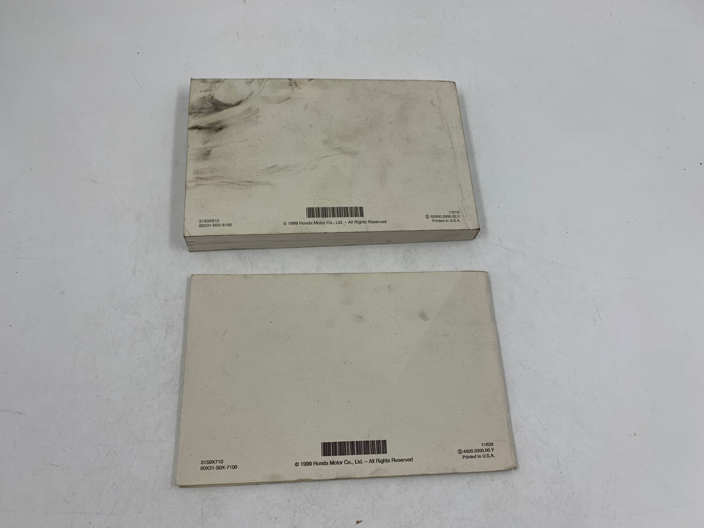 2000 Honda Odyssey Owners Manual Set OEM C01B40023