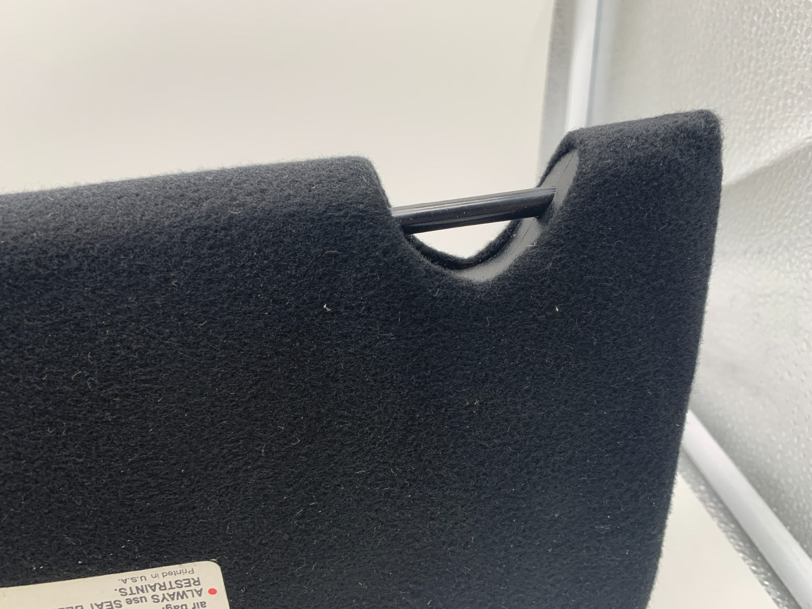 2000-2004 Cadillac Deville Passenger Sun Visor Black Illuminated OEM A01B56009