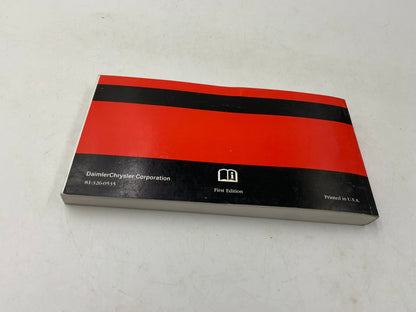 2005 Dodge Durango Owners Manual OEM C03B36009