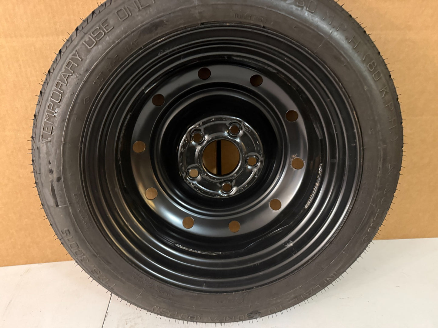 2010-2014 Kia Forte Soul 15" Spare Tire Compact Donut Wheel T125/80D15 OEM