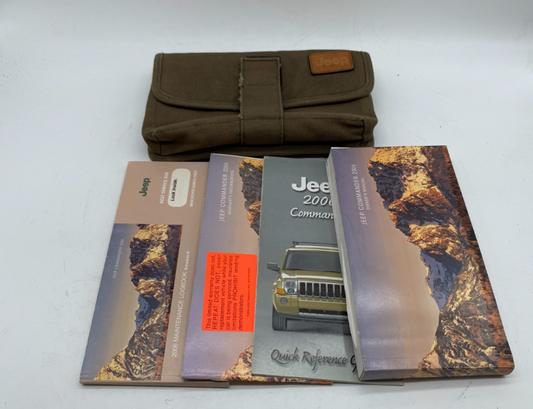 2006 Jeep Commander Owners Manual Set with Case OEM C02B01013