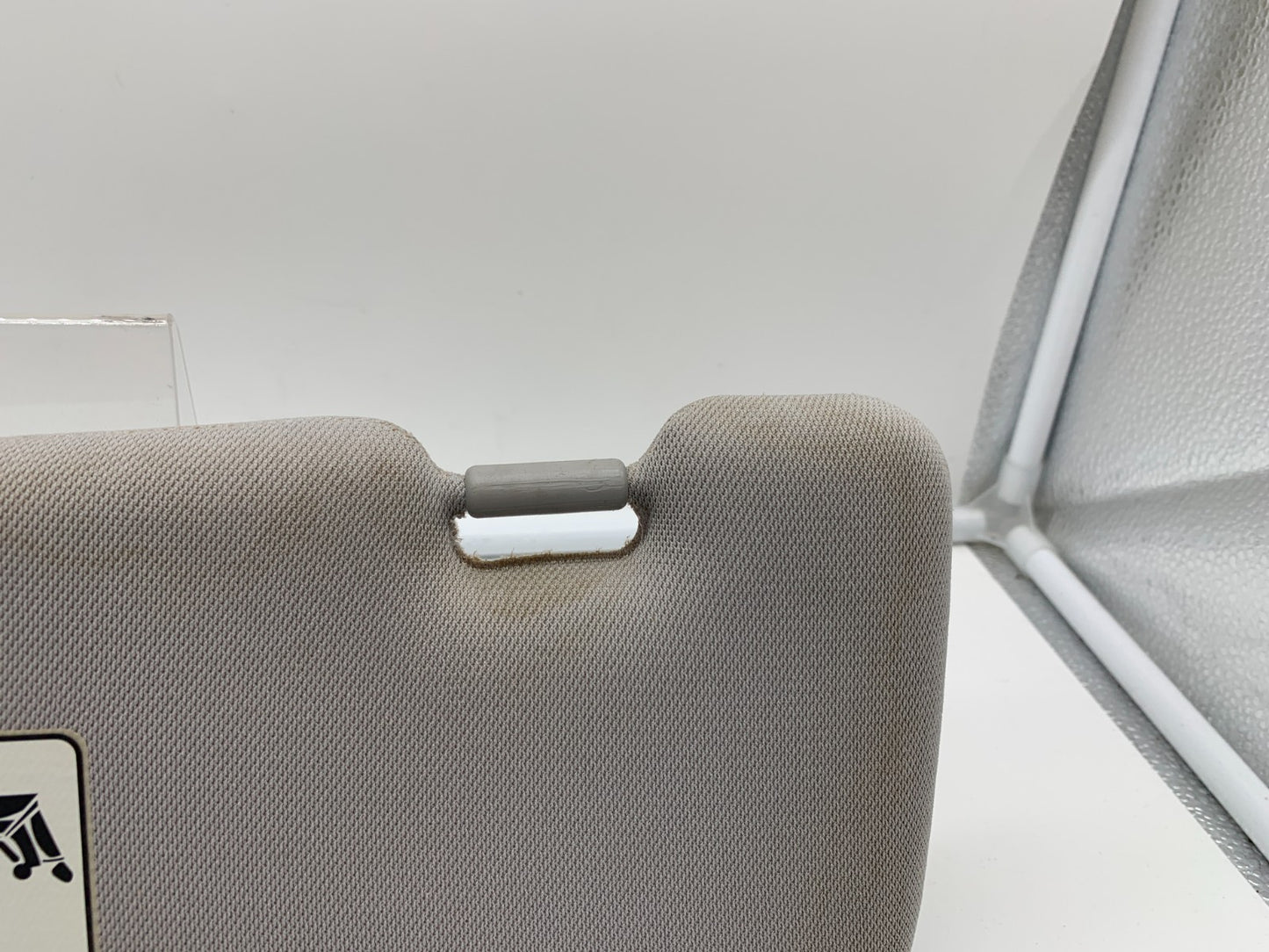 2011-2015 Hyundai Sonata Passenger Sun Visor Gray OEM A01B22049