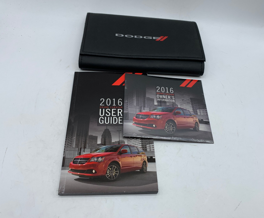 2016 Dodge Grand Caravan Owners Manual Set with Case OEM R01B34009