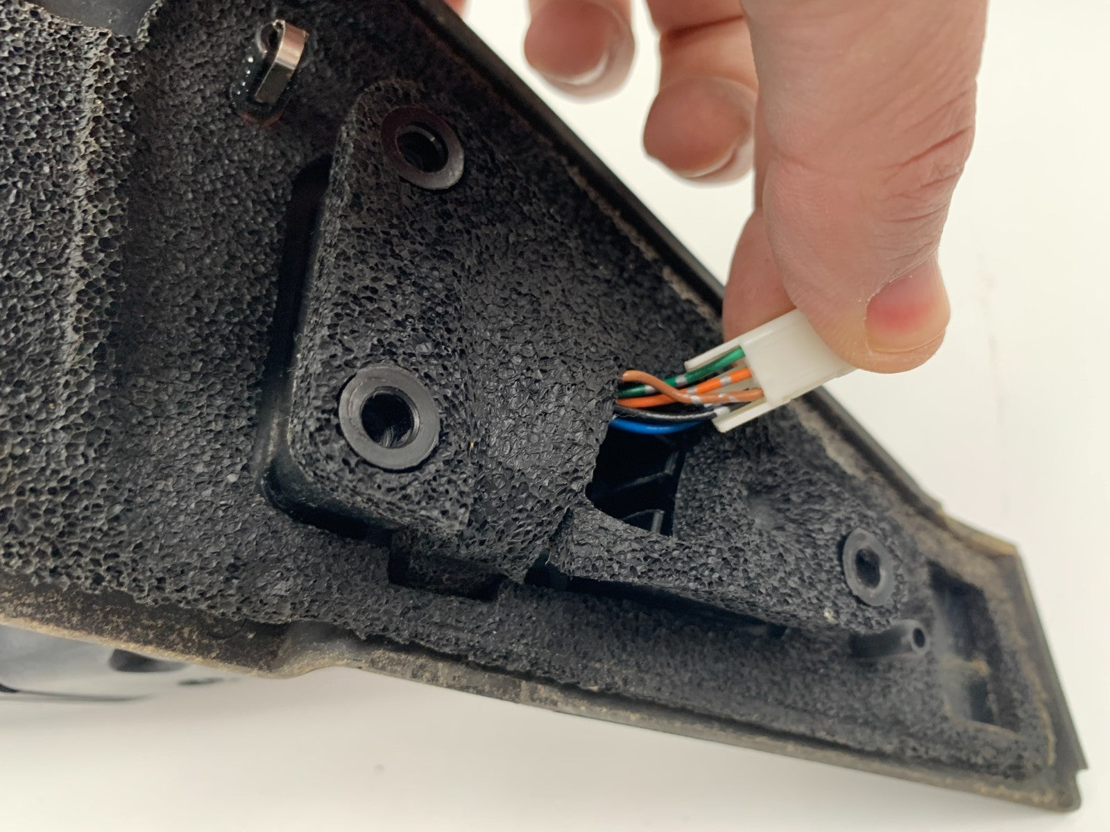 2013-2017 Mazda 5 Driver Side View Power Door Mirror Red OEM C02B15034