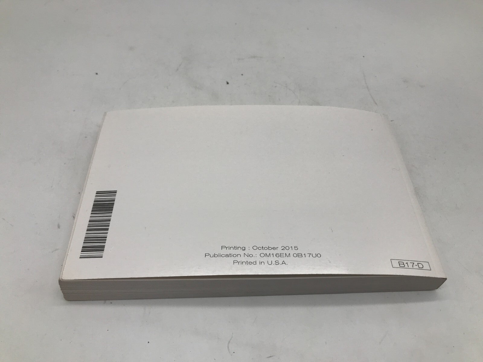 2016 Nissan Sentra Owners Manual OEM C04B41009