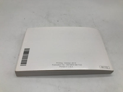 2016 Nissan Sentra Owners Manual OEM C04B41009