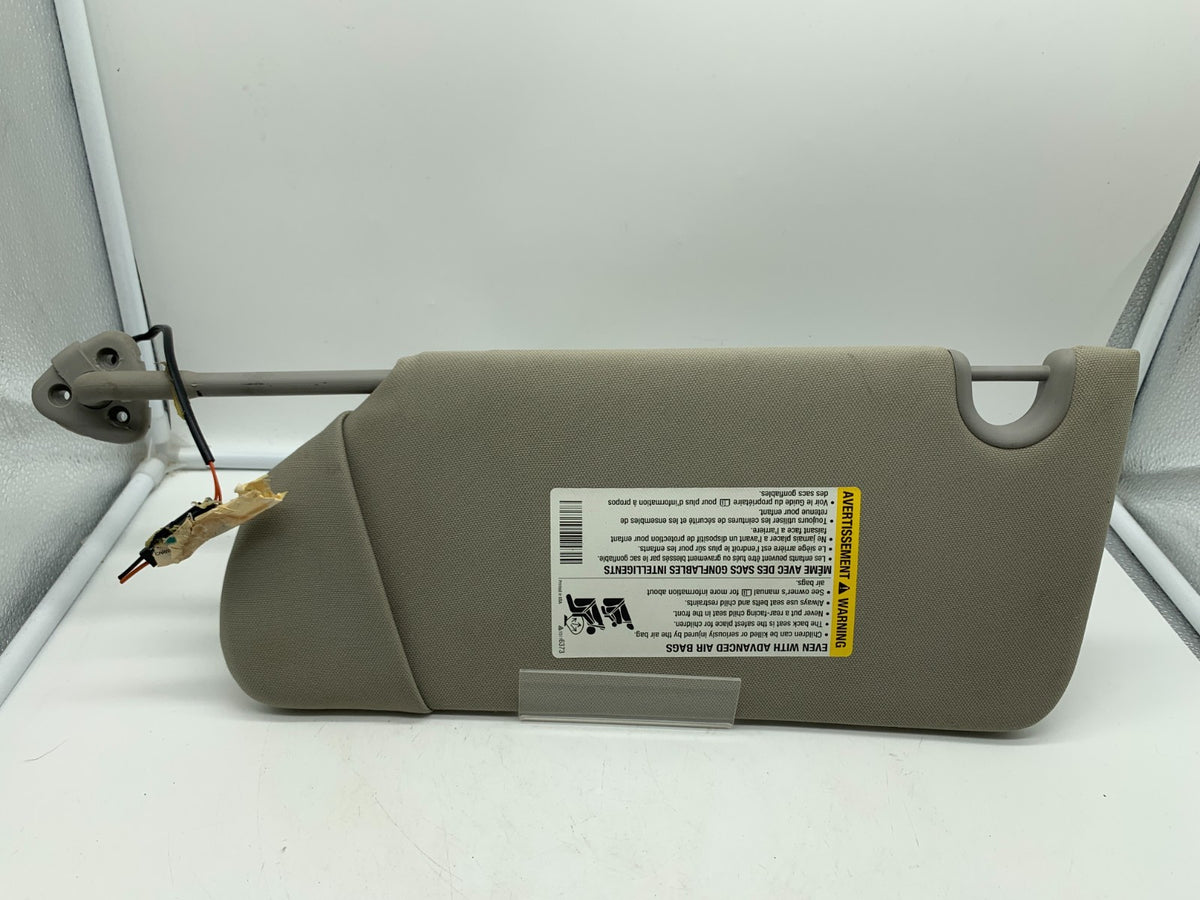 2006-2011 Buick Lucerne Passenger Sun Visor Gray Illumination OEM A01B48006