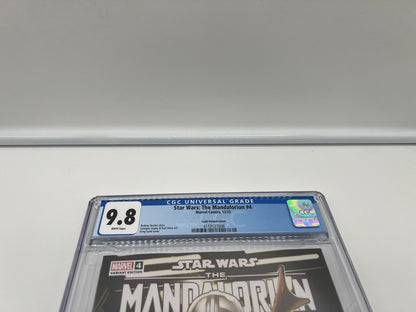 Star Wars The Mandalorian #4 CGC 9.8 Land 1:50 Variant 1st App of Cara Dune
