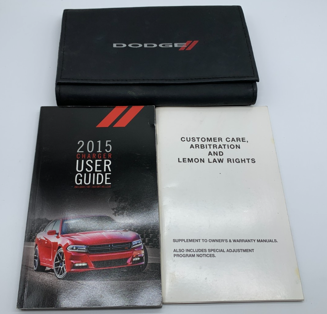 2015 Dodge Charger Owners Manual Set with Case OEM B03B35092