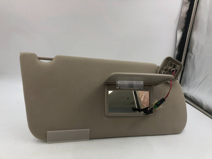 2009-2012 Ford Flex Passenger Sun Visor Shade Tan Illuminated OEM G04B50052