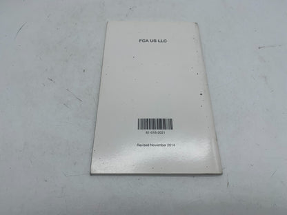 2015 Ram 1500 Owners Manual Users Guide OEM