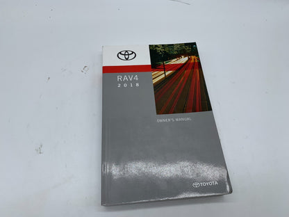 2018 Toyota RAV4 RAV 4 Owners Manual OEM B03B04011