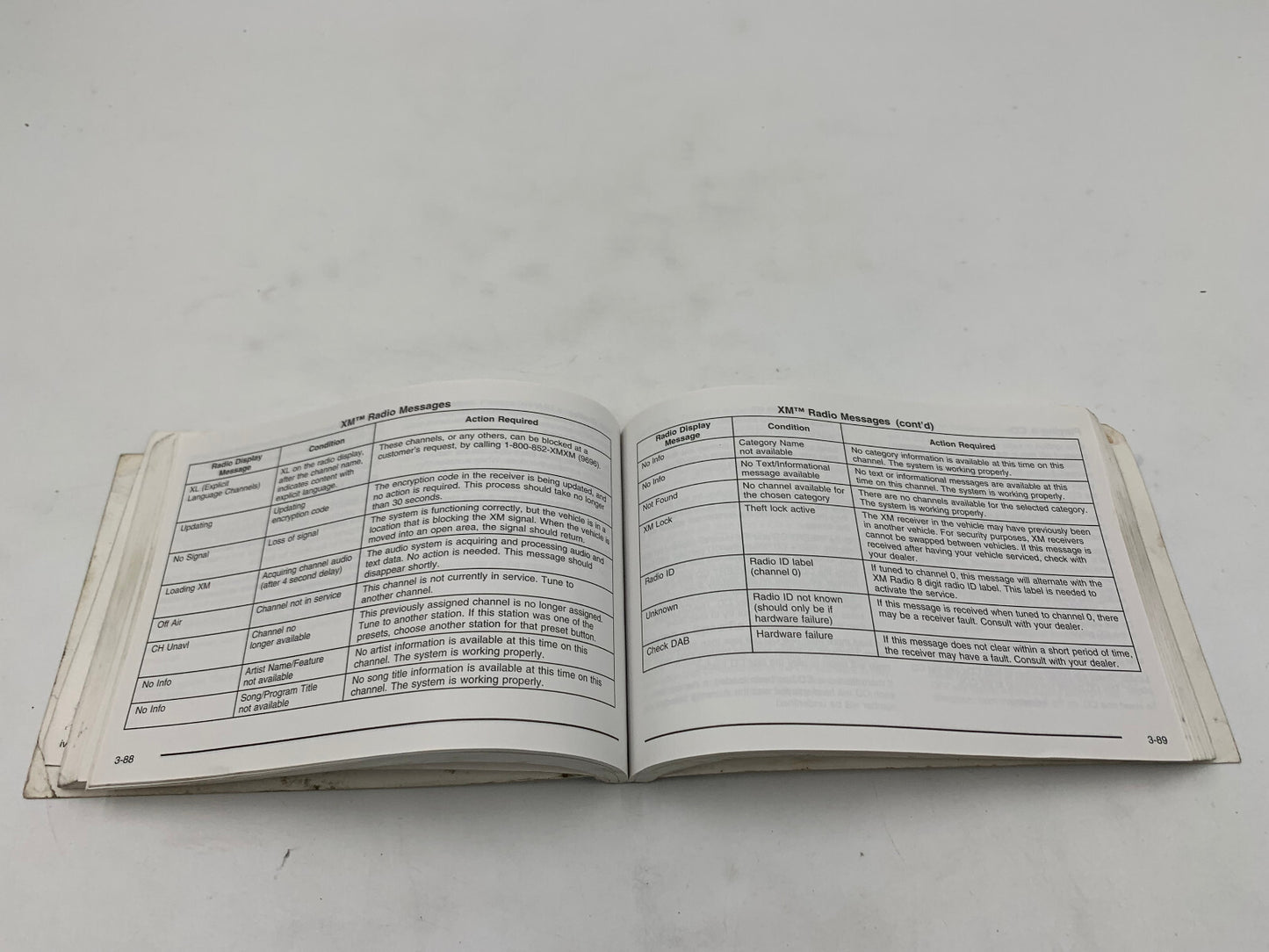 2001 Chevrolet Malibu Owners Manual OEM B01B03005