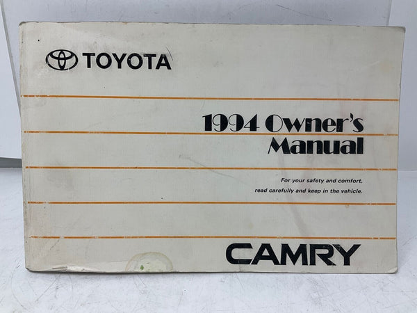 1994 Toyota Camry Owners Manual OEM M03B09007