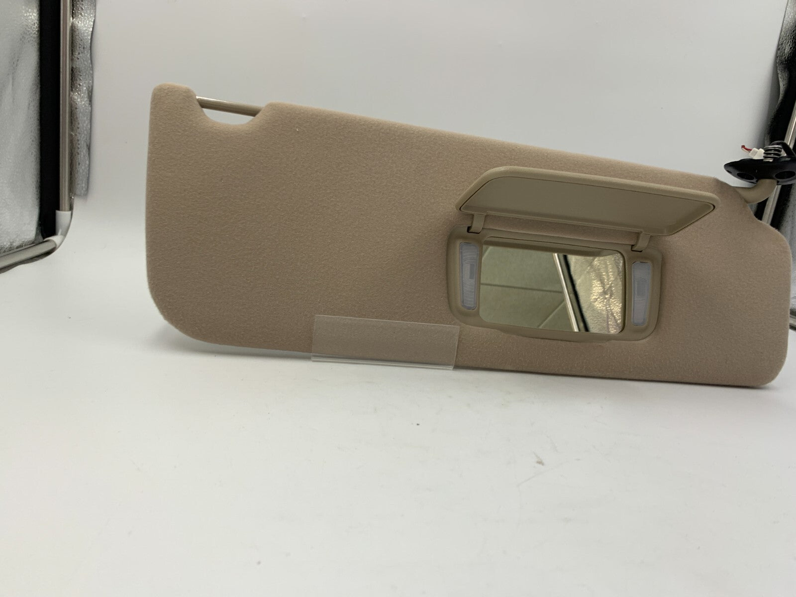 2011-2014 Toyota Sienna Passenger Sun Visor Tan Illuminated OEM C03B70006