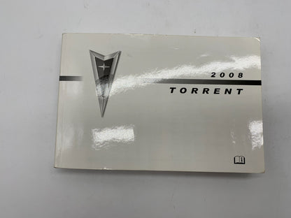 2008 Pontiac Torrent Owners Manual Set with Case OEM B04B20013