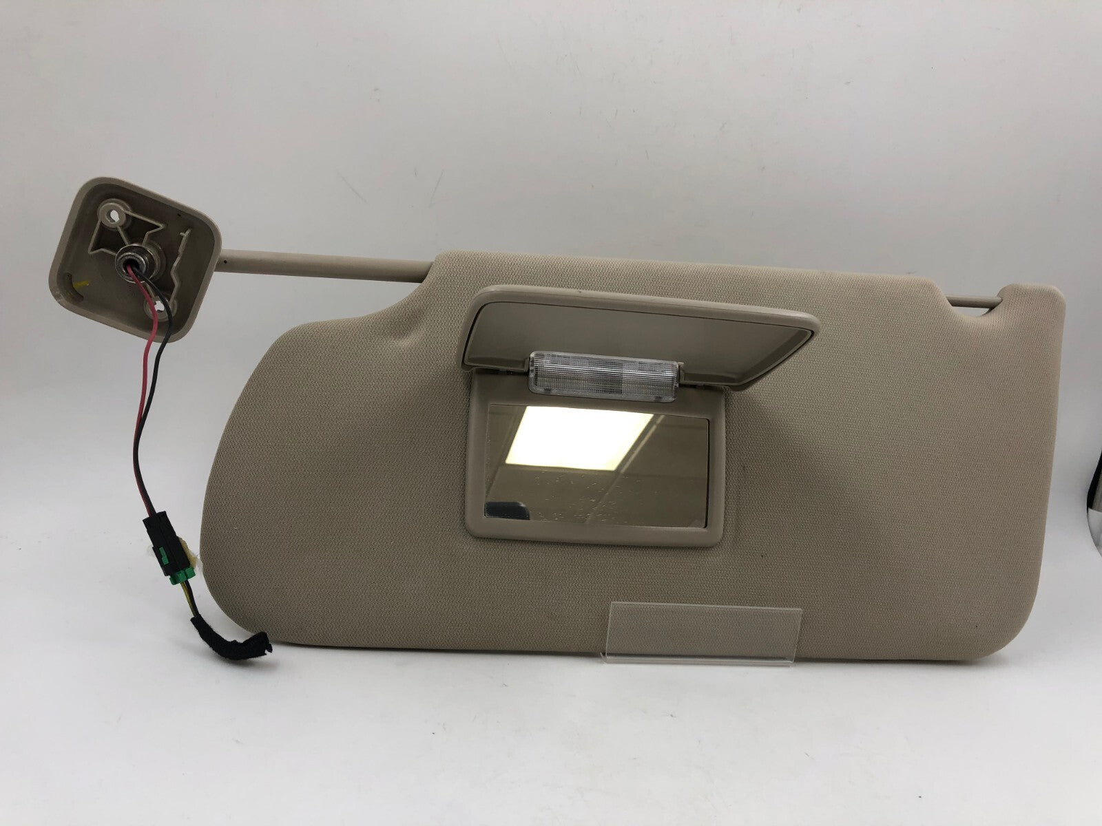 2009-2012 Ford Flex Driver Sun Visor Beige Illuminated OEM C04B19056