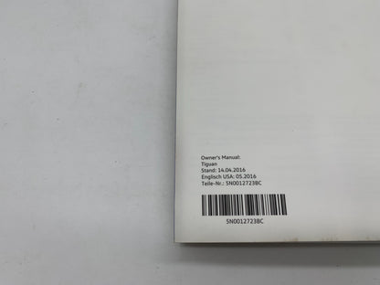 2017 Volkswagen Tiguan Owners Manual Set with Case OEM