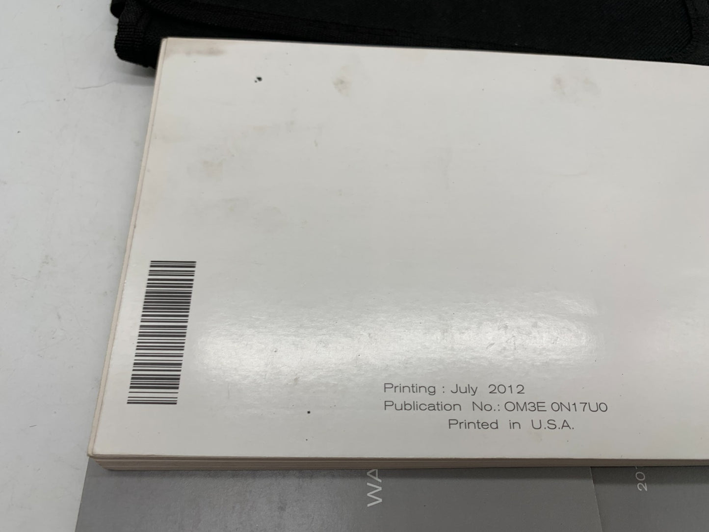 2013 Nissan Versa Sedan Owners Manual Set with Case OEM