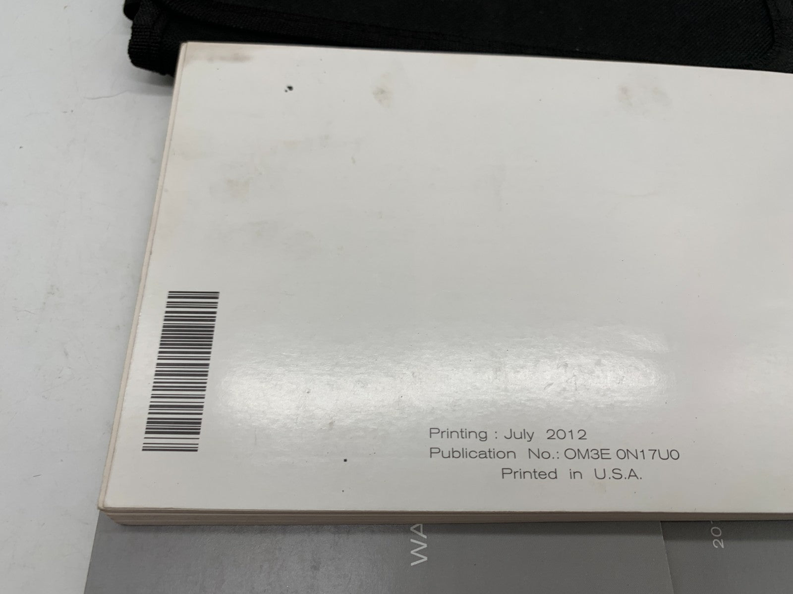 2013 Nissan Versa Sedan Owners Manual Set with Case OEM