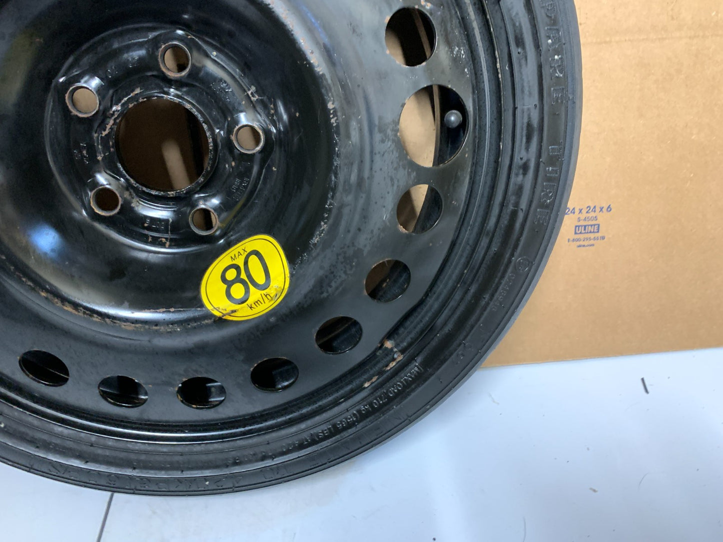 2024-2025 Chevrolet Trax 16" Spare Tire Wheel Compact Donut T125/70D16 96M
