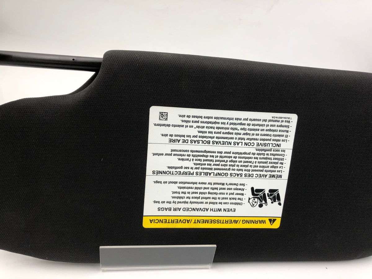 2013-2019 Ford Taurus Passenger Sun Visor Sunvisor Black Illuminated C03B34084