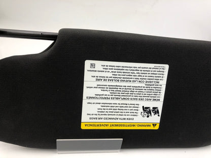 2013-2019 Ford Taurus Passenger Sun Visor Sunvisor Black Illuminated C03B34084