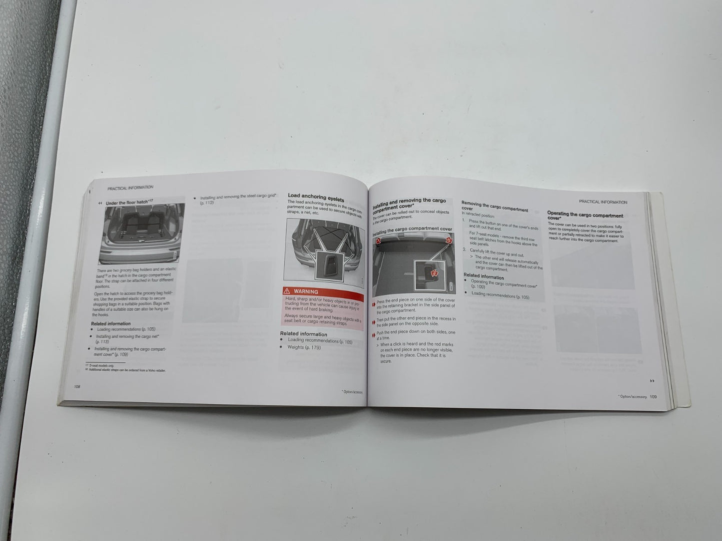 2019 Volvo XC90 Owners Manual Set with Case OEM C03B46013