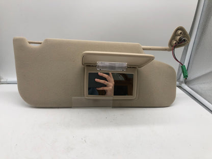 2008-2009 Ford Taurus X Passenger Sun Visor Tan Illuminated OEM D02B03010