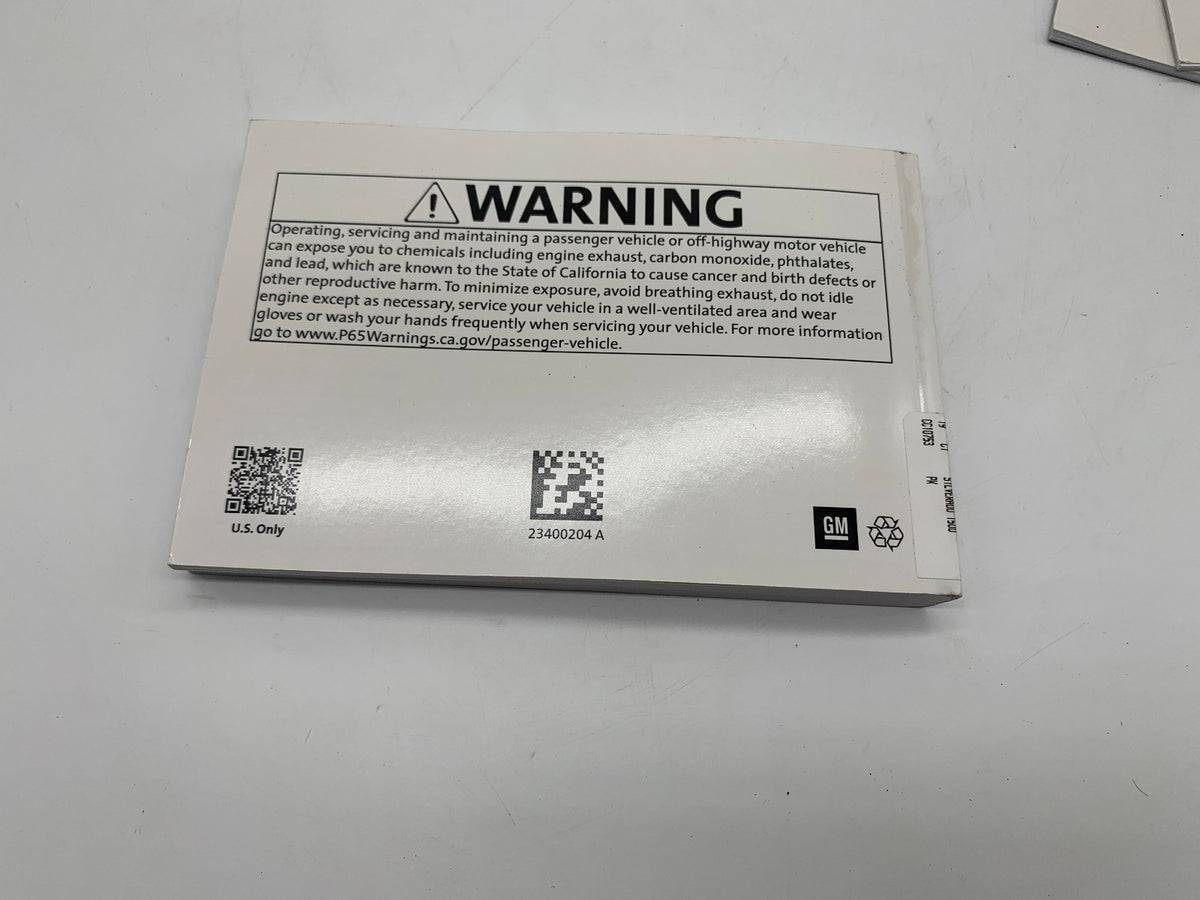 2019 Chevy Silverado Owners Manual Set OEM R01B03021