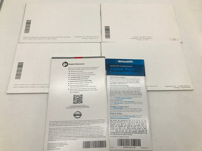 2016 Nissan Rogue Owners Manual Set with Case OEM C04B22035