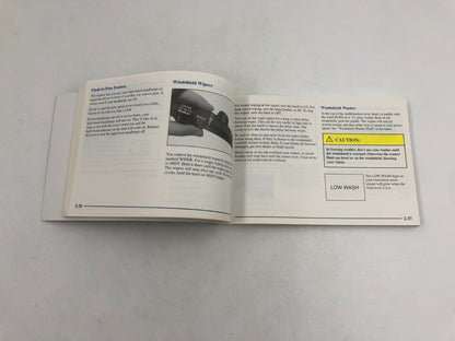 1998 Buick Regal Owners Manual with Case OEM D03B33025