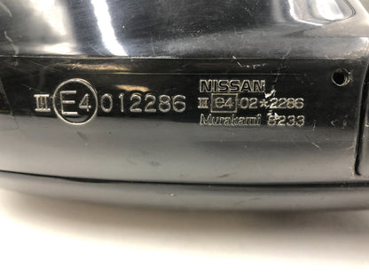 2005-2007 Nissan Murano Driver Side View Power Door Mirror Black OEM B03B35005