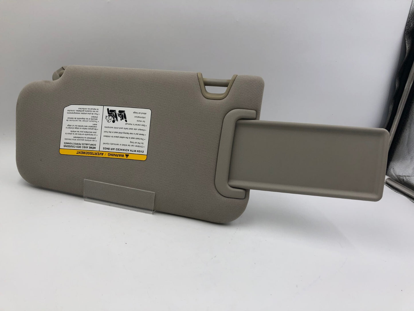 2014 Nissan Juke Passenger Sun Visor Gray OEM E01B16057
