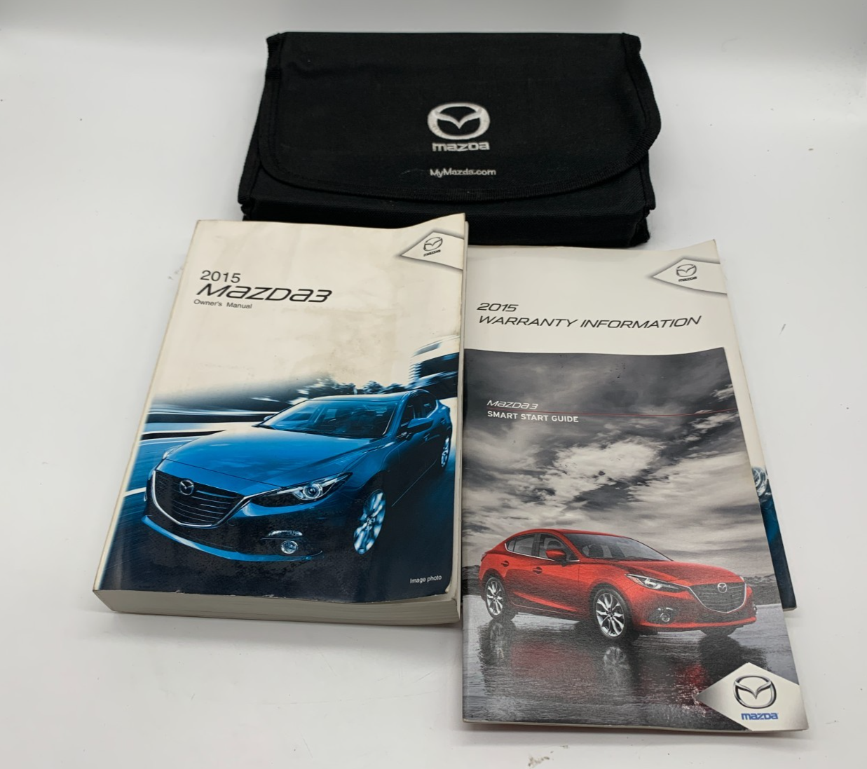 2015 Mazda 3 Owners Manual Set with Case OEM B03B41080