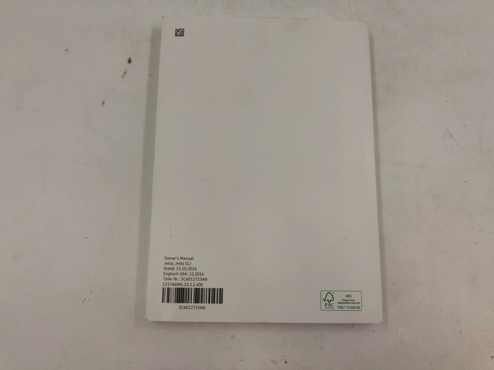 2017 Volkswagen Jetta GLI Owners Manual Set with Case OEM D02B60007