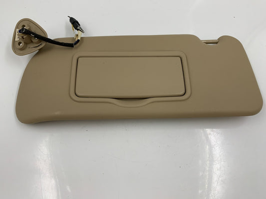 2007-2009 Cadillac SRX Driver Sun Visor Sunvisor Tan Illuminated OEM C03B04043