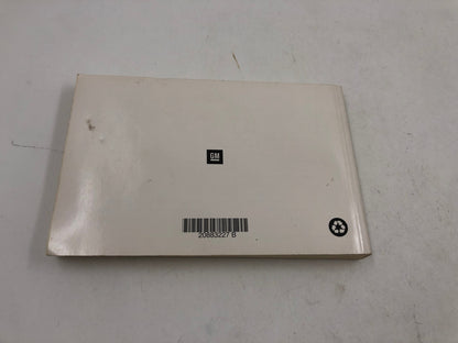 2011 Chevrolet Cruze Owners Manual OEM D02B23023