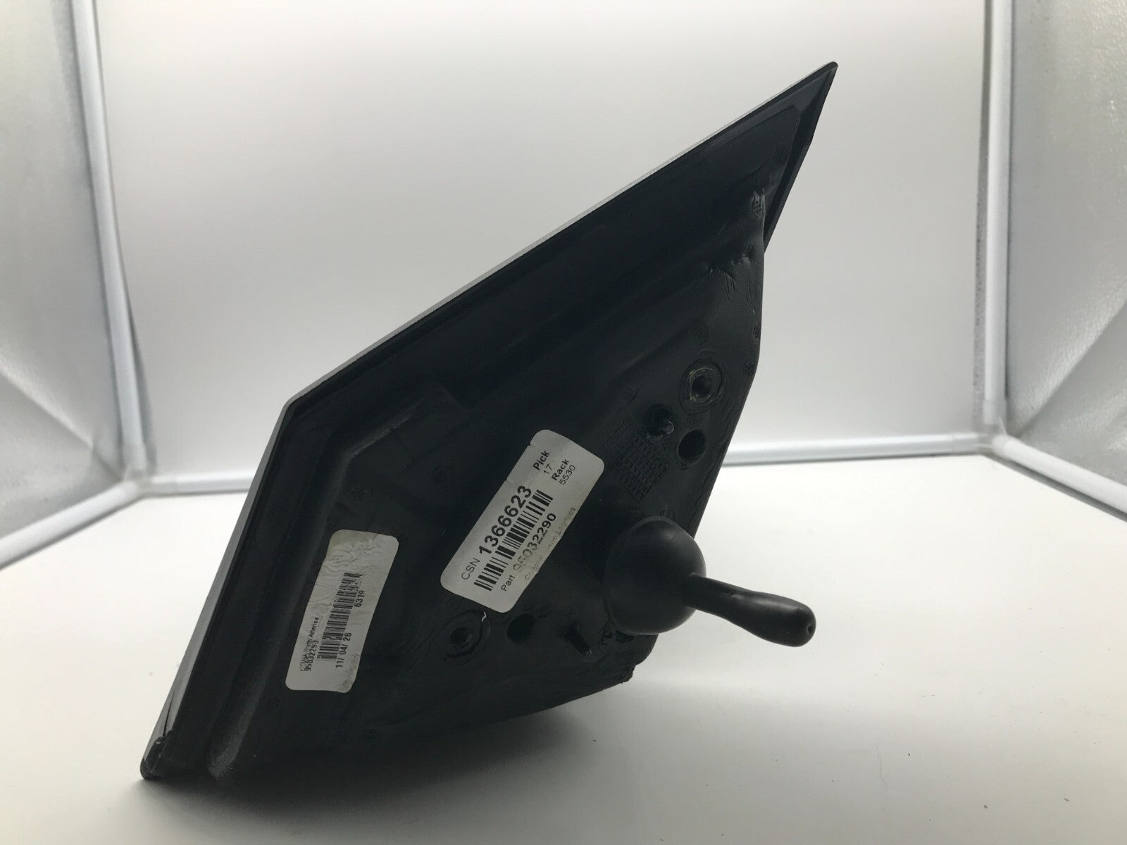 2011-2014 Chevrolet Cruze Passenger Side View Manual Door Mirror Black D01B49047