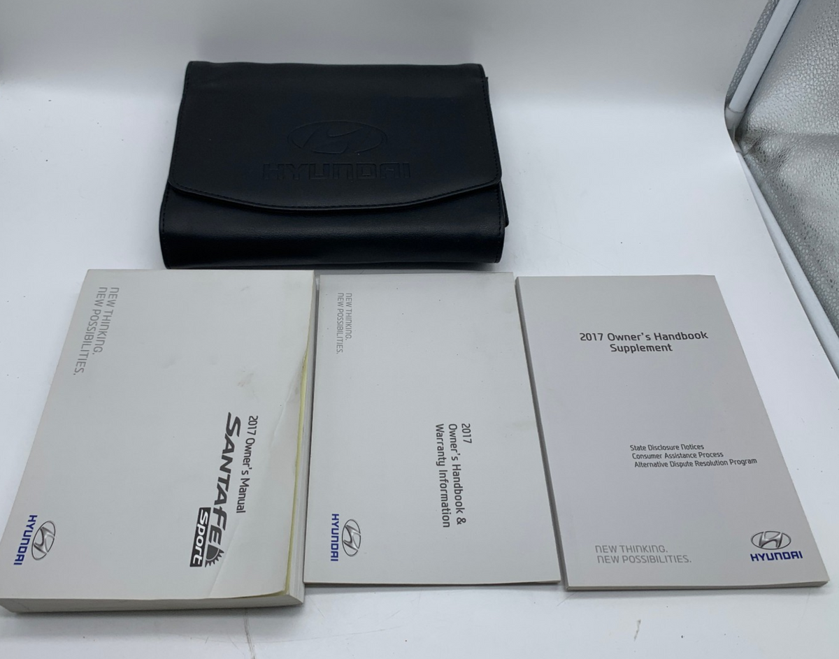 2017 Hyundai Santa Fe Sport Owners Manual Set with Case OEM R01B13014