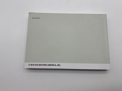2018 Kia Optima Owners Manual Set with Case OEM B04B13003