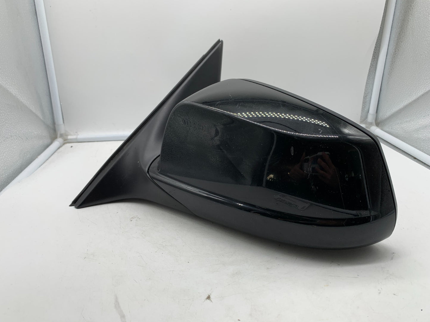 2012-2013 BMW 528i Driver Side View Power Door Mirror Black OEM B01B20096